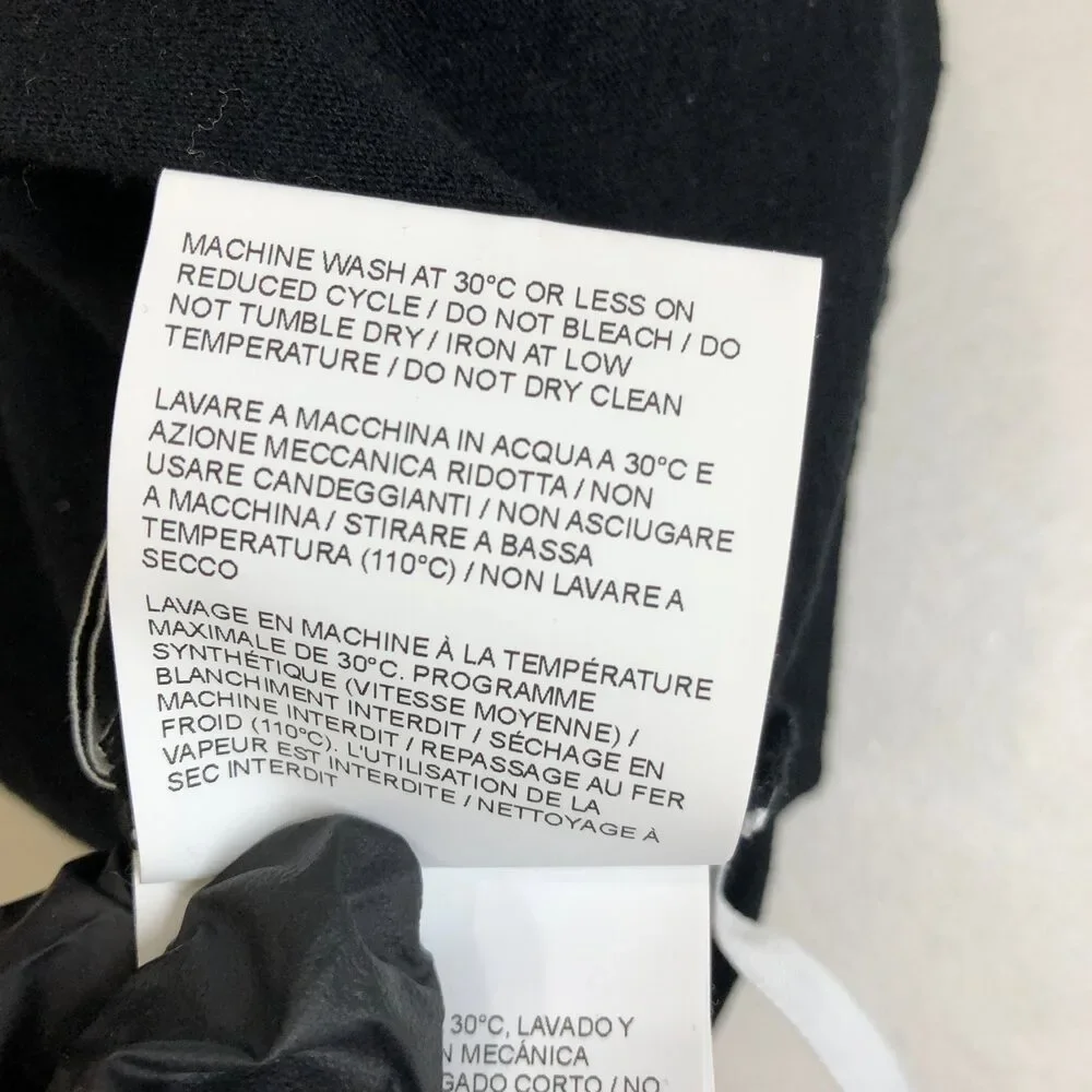 Off-White Graphic Long-Sleeve Cotton Tee Black – Size S - Picture 8 of 15